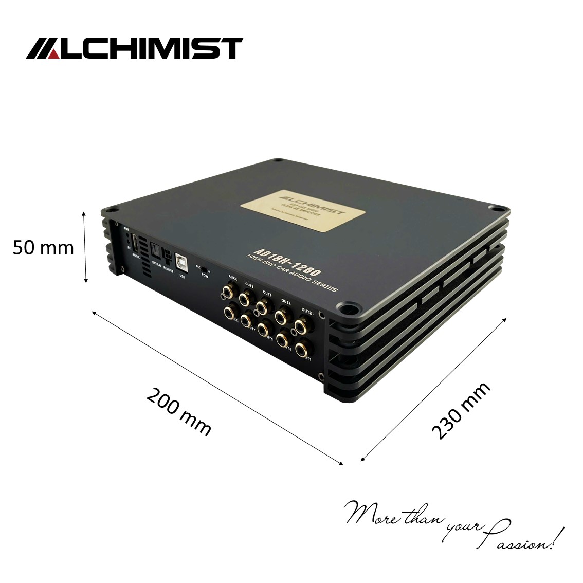 DSP ALCHIMIST AD18H-1260 Car audio Amplifier