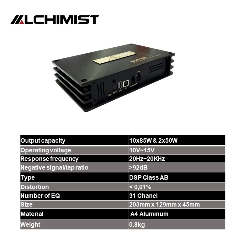 AD12H-1020 DSP Alchimist DSP  with Bluetooth 5.3