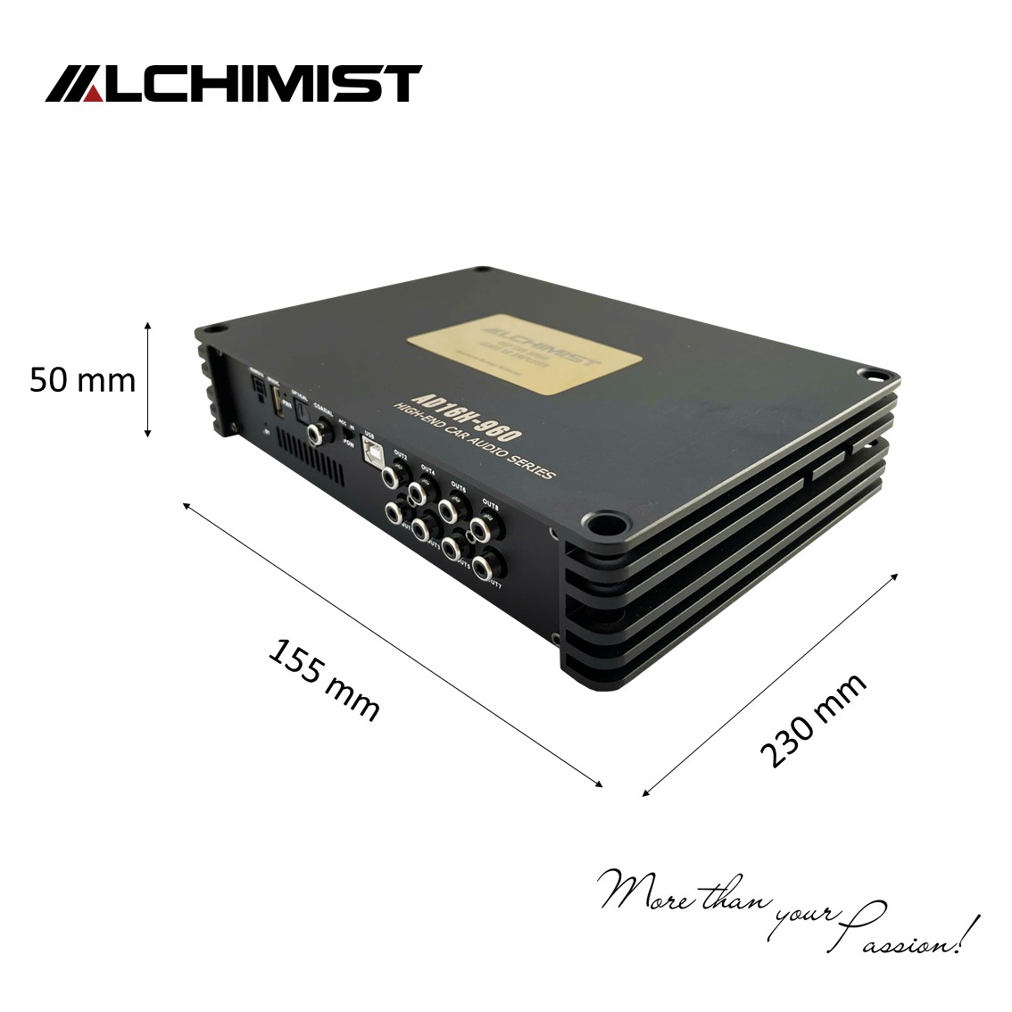 ALCHIMIST DSP AD16H-960 Audio Amplifier with Wireless connection Bluetooth 5.3