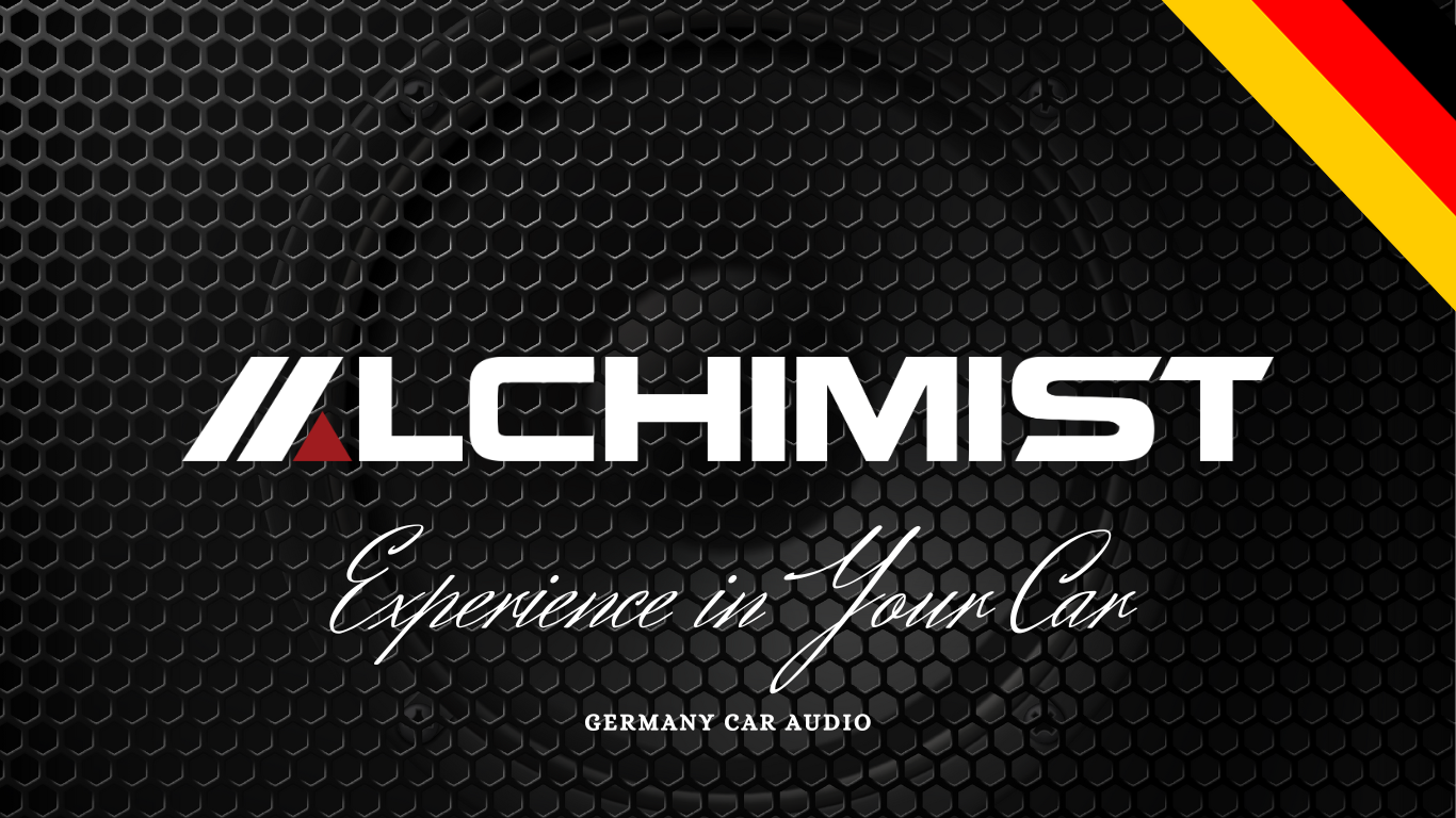 Complete Alchimist car audio system with DSP processor, speakers, subwoofer and amplifiers