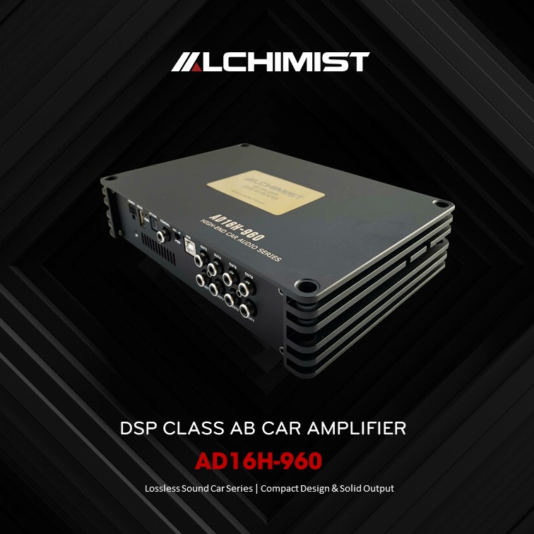 ALCHIMIST AD16H-960 Digital Signal Processing High-Performance ALCHIMIST DSP AD16H-960 Audio Amplifier with Wireless connection Bluetooth 5.3