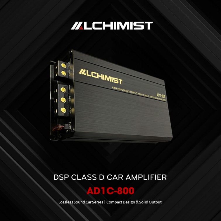Digital Signal Processing ALCHIMIST AD1C-800 DSP Alchimist AD1C-800 Class D DSP Mono RMS 600W Amplifier for Excellent Car Audio