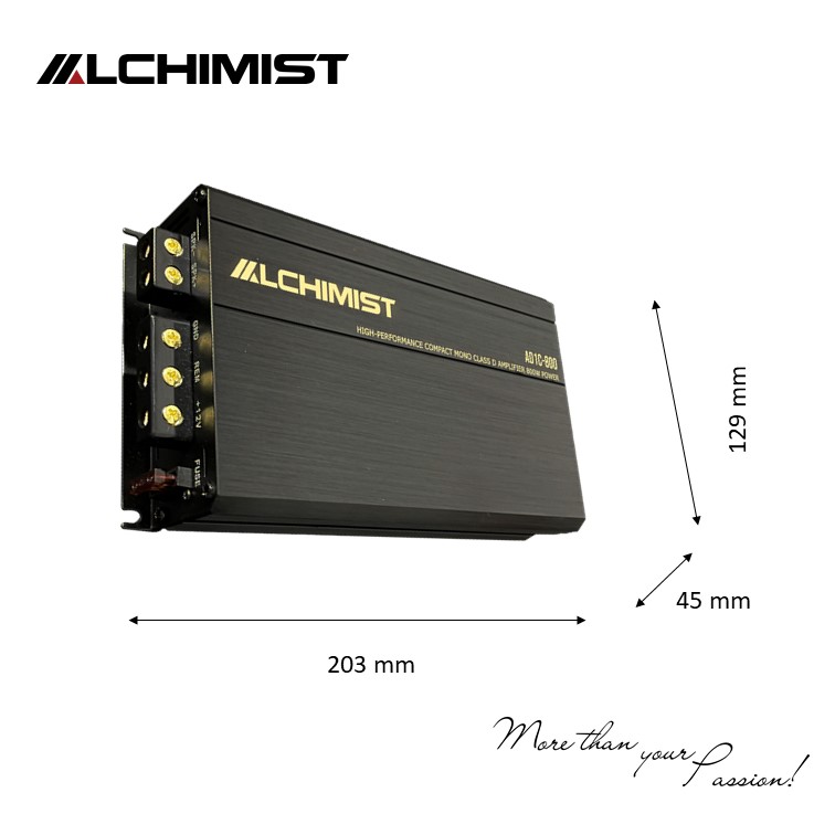 DSP Alchimist AD1C-600 1 Channel Class D fof Sub Woffer