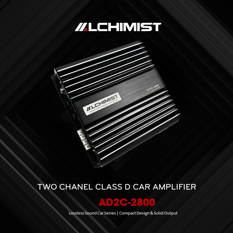 Amplifier ALCHIMIST AD2C-2800 ALCHIMIST AD2C-2800 Amplifier for Dual Speaker High Quality 2 Channel Car Audio