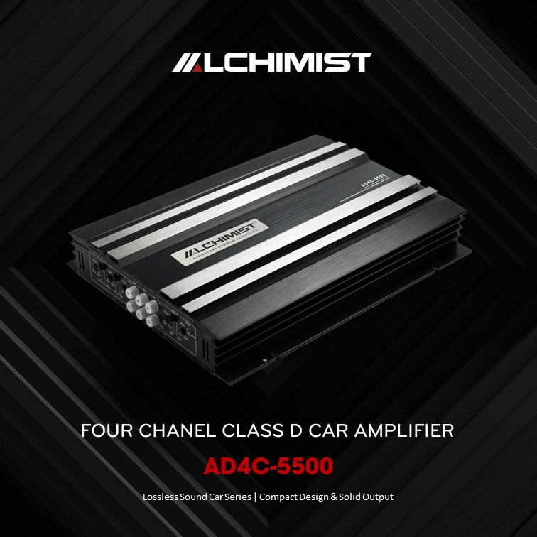 Amplifier ALCHIMIST AD4C-5500 Alchimist AD4C-5500 4-Channel Power Amplifier (Black Edition)