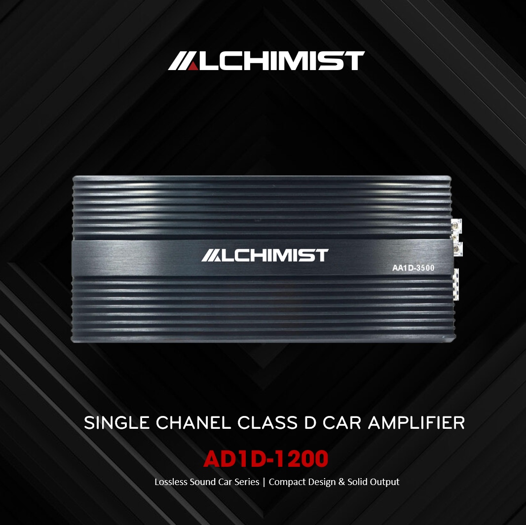 Amplifier ALCHIMIST AA1D-3500 Alchimist AA1D-3500 Mono Class D Amplifier – 3500W Flagship SPL Monster
