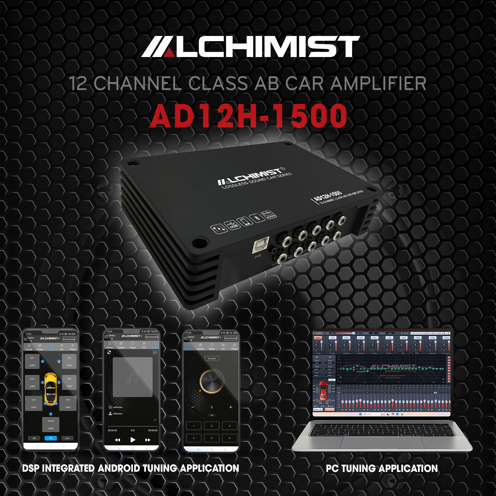 AD12H-1500 DSP Alchimist with high opticals connection