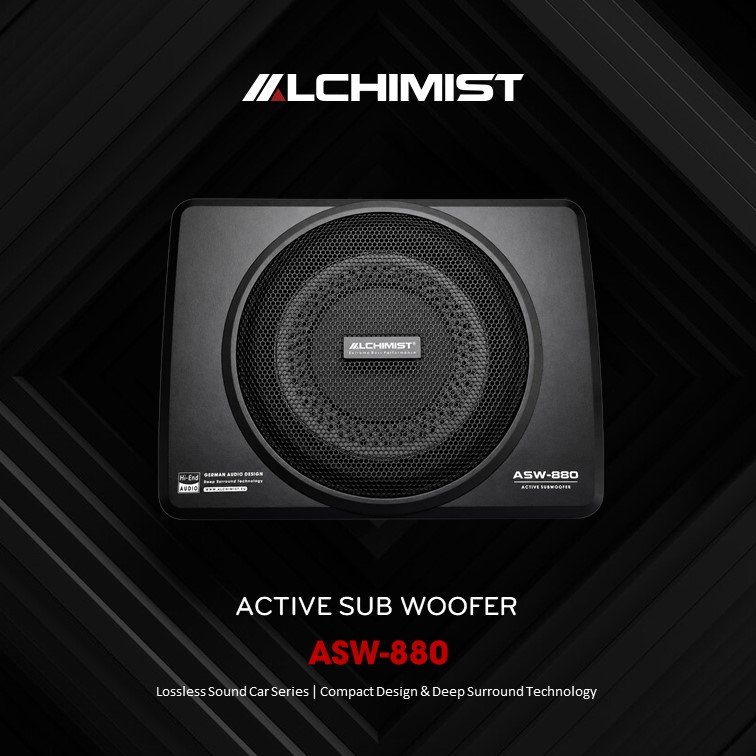 Subwoofer ALCHIMIST ASW-880 ALCHIMIST ASW-880 High-Performance Active Subwoofer System Deep Surround Technology