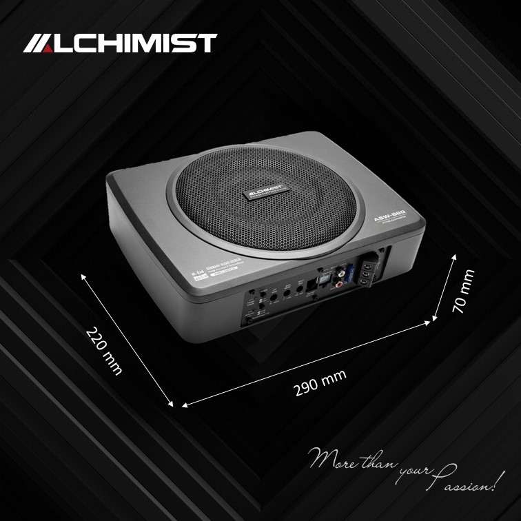ALCHIMIST ASW-880 High-Performance Active Subwoofer