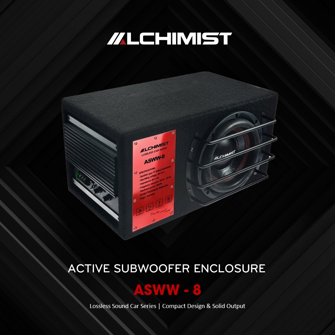 Subwoofer ALCHIMIST ASWW-8 Car Subwoofer passive Alchimist ASWW-8 Delivers Earth-Shaking Bass for Lively Music