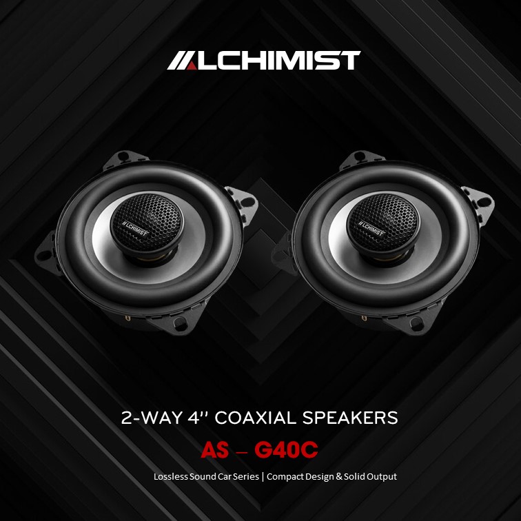 Speaker ALCHIMIST AS-G40C ALCHIMIST AS-G40C – Compact, Powerful Car 4 inches Speakers