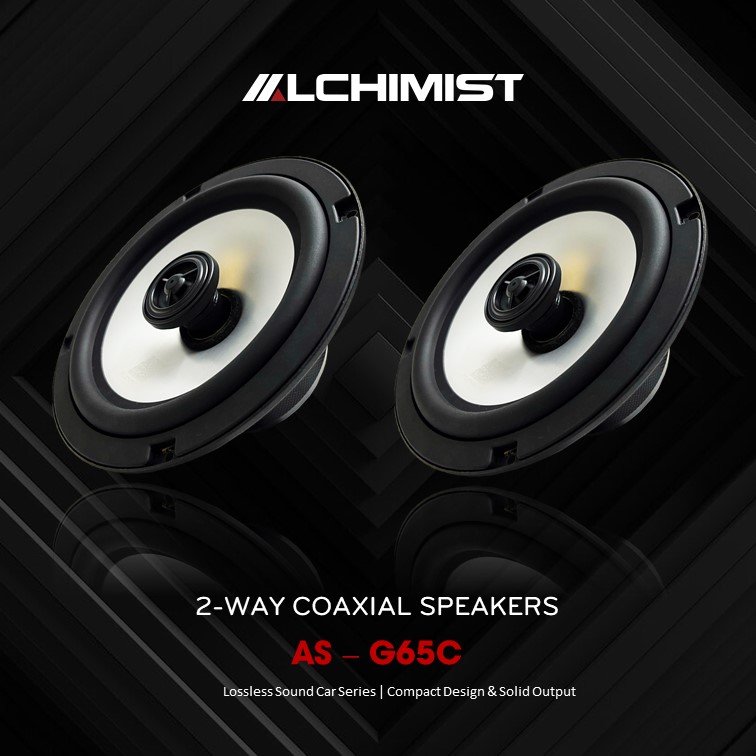 Speaker ALCHIMIST AS-G65C Alchimist AS-G65C Coaxial Car Speakers – Clear, Detailed Sound for Every Drive