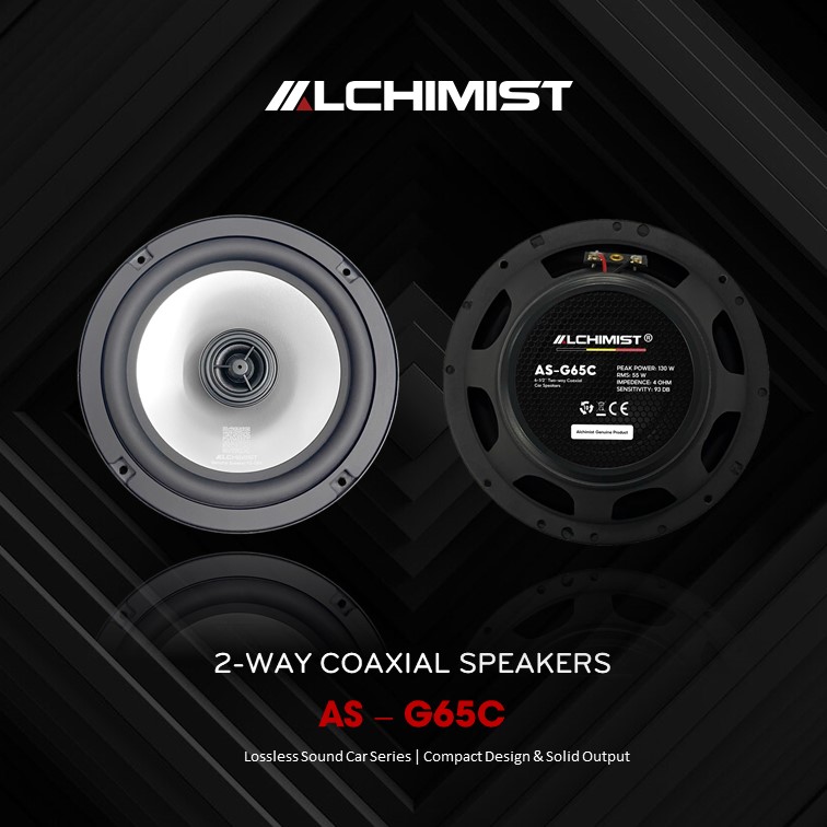 Alchimist AS-G65C Coaxial Car Speakers – Clear, Balanced Audio Performance